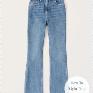 ABERCROMBIE Ultra High Rise Vintage Flare Jeans